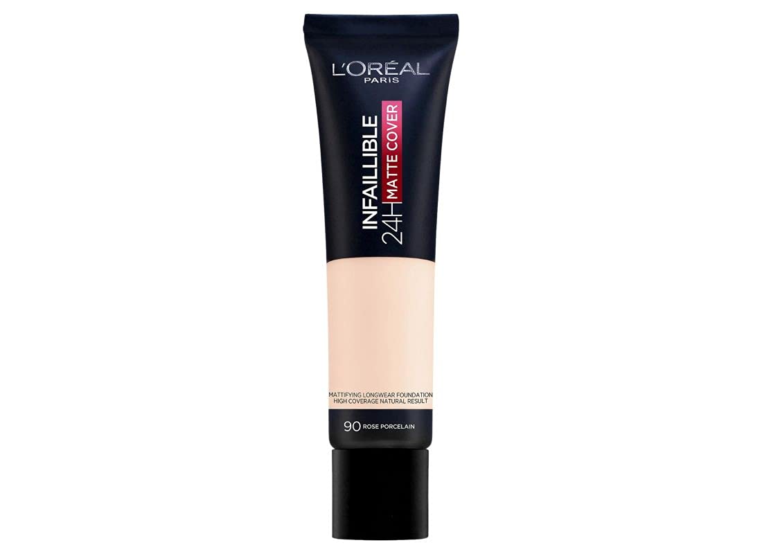 L'Oreal Paris- Infallible 24H Matte Cover Foundation 90 Rose Porcelain