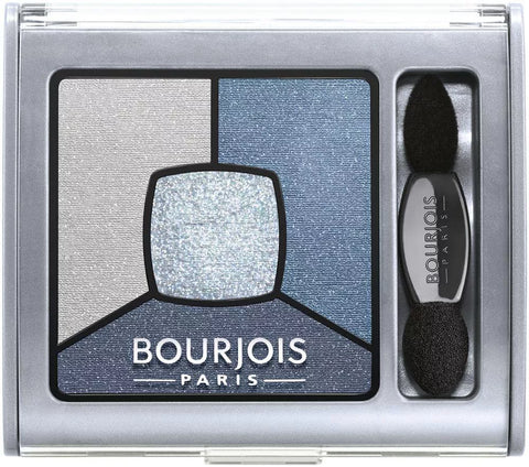 Bourjois-Smoky Stories Quad Eyeshadow Palette - 11 E-Blue-Issant