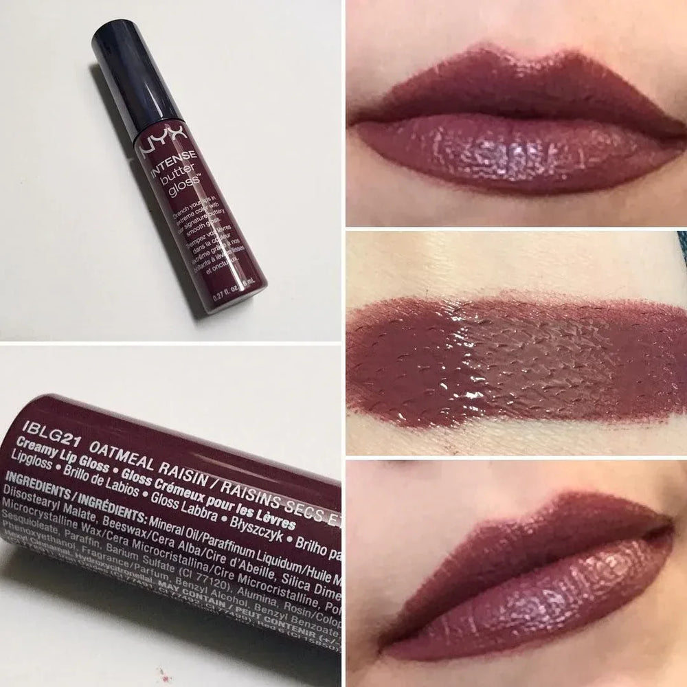 NYX- Butter Gloss, Non-Sticky Lip Gloss - Oatmeal Rasin - The Beauty League Pakistan