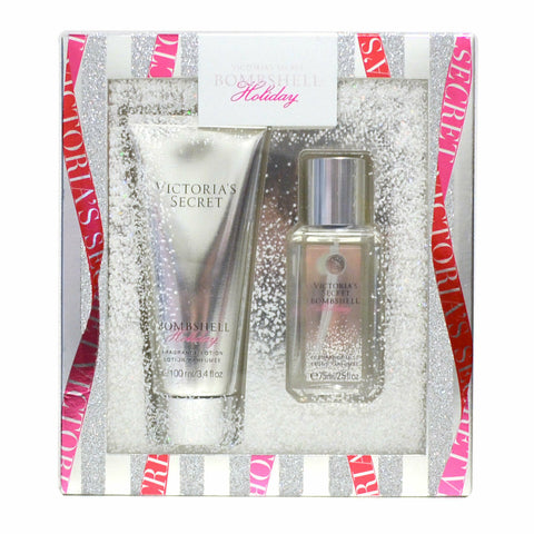 Victoria's Secret Bombshell Holiday Fragrance Mist And Body Lotion