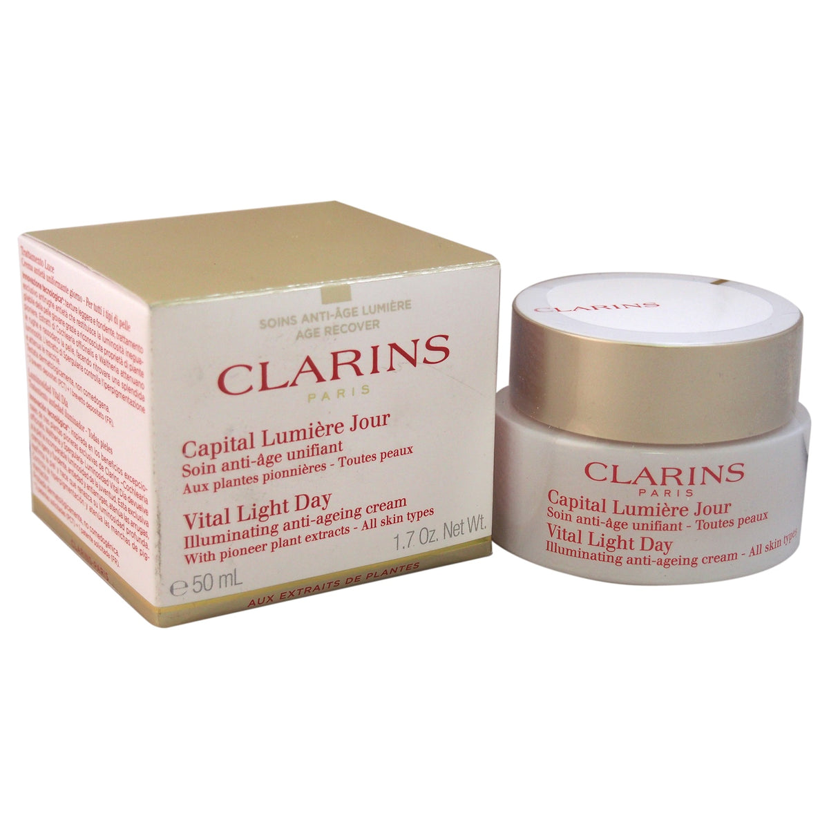 Clarins- Vital Light Day Illuminating Anti-Ageing Face Cream 50ml