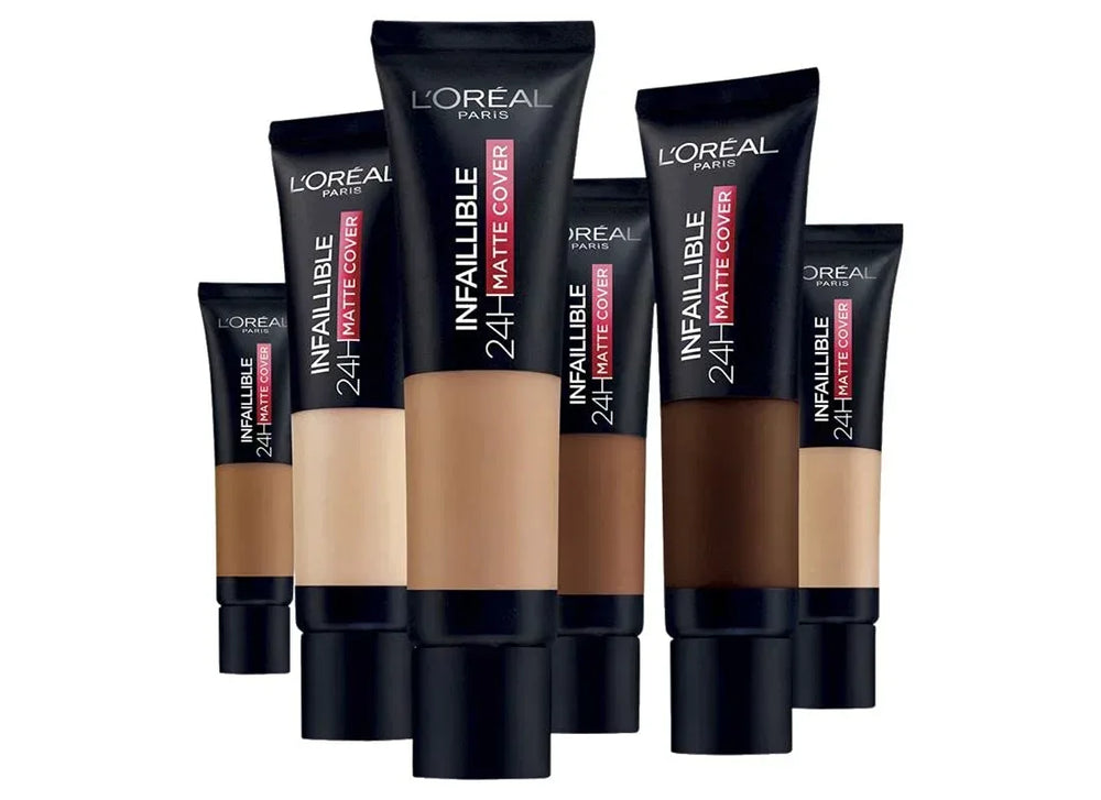 L'Oreal Paris- Infallible 24H Matte Cover Foundation 90 Rose Porcelain - The Beauty League Pakistan