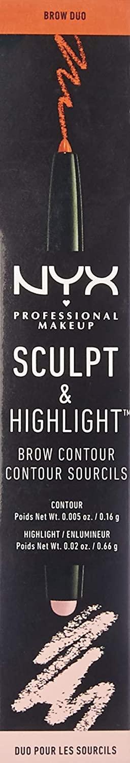 NYX-Sculpt & Highlight Brow Contour Auburn / Soft Pink 04 - The Beauty League Pakistan