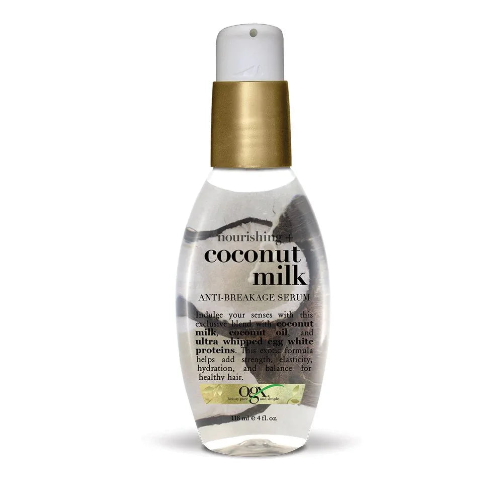 OGX-Nourishing + Coconut Milk Anti-Breakage Serum, 4 Fl Oz - The Beauty League Pakistan