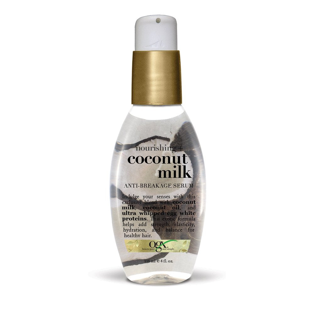 OGX-Nourishing + Coconut Milk Anti-Breakage Serum, 4 Fl Oz