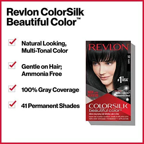 REVLON ColorSilk Beautiful Color 41 Medium Brown - The Beauty League Pakistan