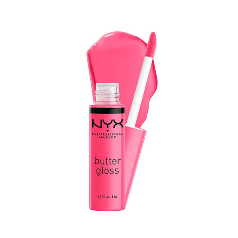 NYX- Butter Gloss, Non-Sticky Lip Gloss - Peaches & Cream (Pink Coral)