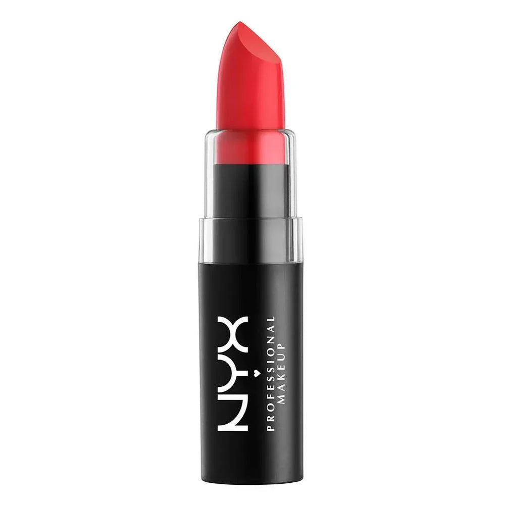 NYX-Matte Lipstick - Pure Red (Bright Red-Orange) - The Beauty League Pakistan