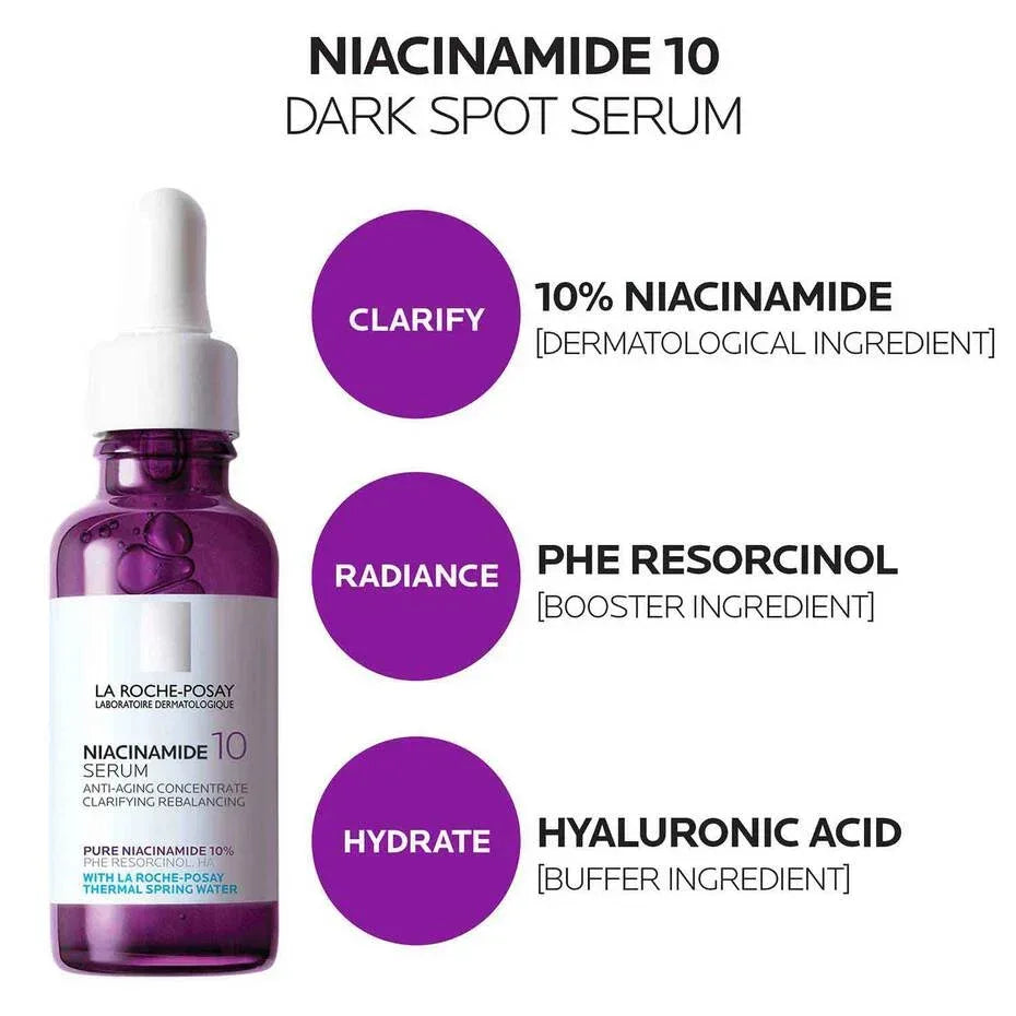 La Roche Posay- 10% Pure Niacinamide serum - The Beauty League Pakistan