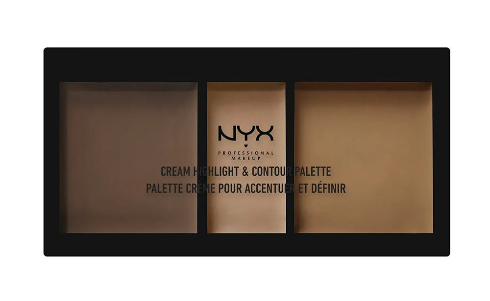 NYX-Cream Highlight & Contour Palette, Deep - The Beauty League Pakistan