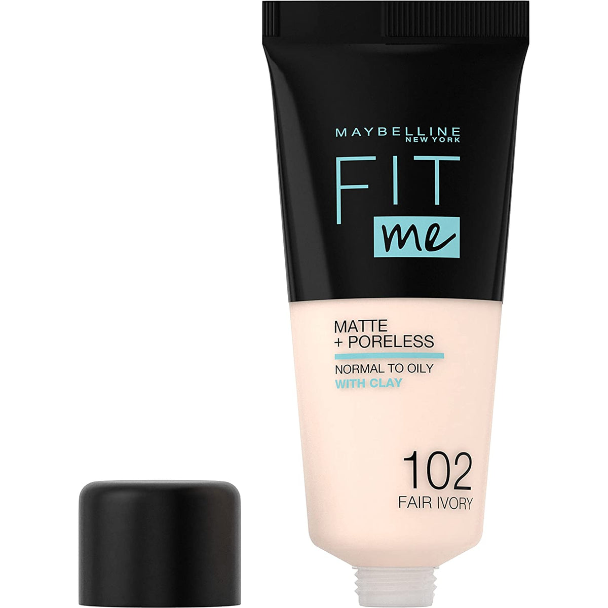 Maybelline-Fit Me Matte & Poreless Foundation 102 Fair Ivory