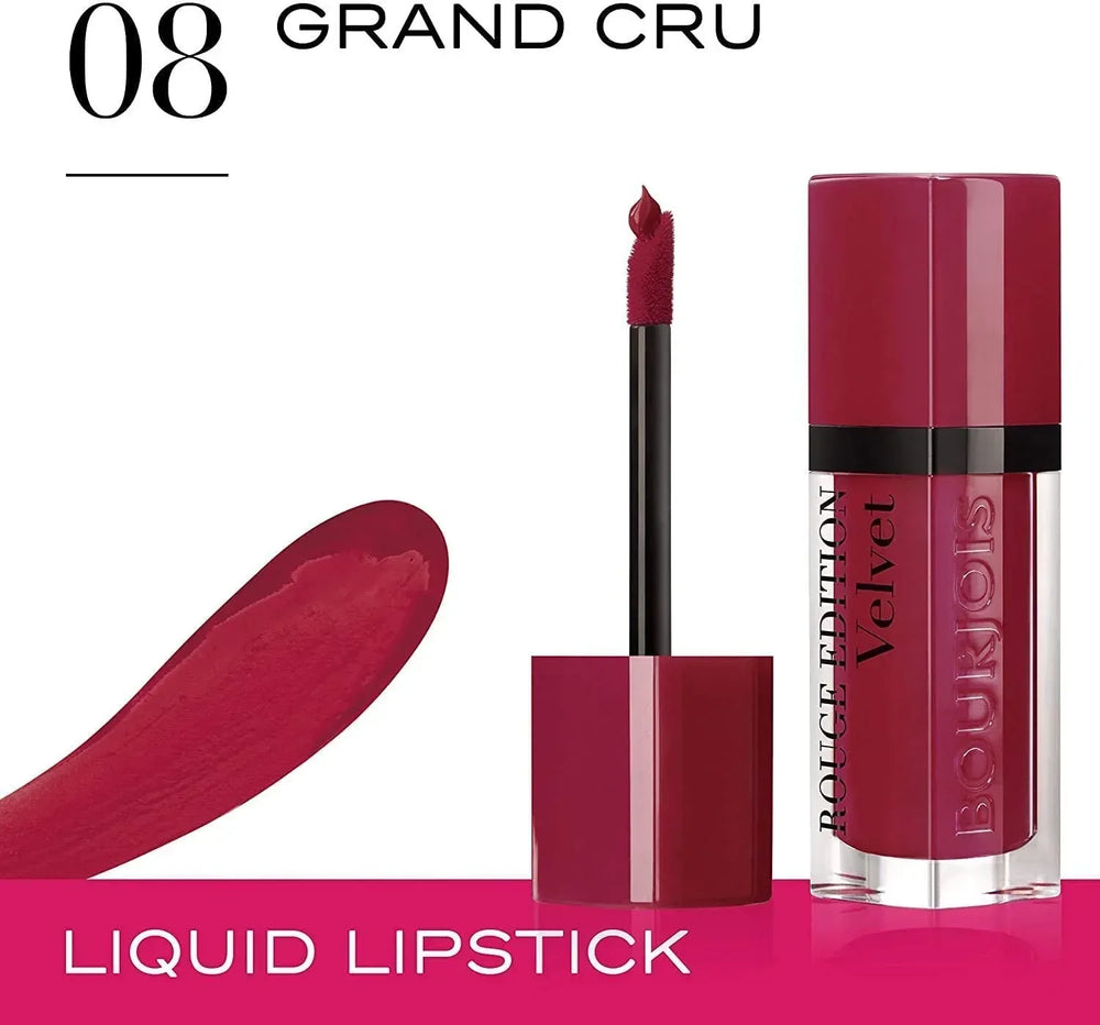 BOURJOIS-Rouge Edition Velvet Lipstick (08) & 1Second Nail Polish (12) - The Beauty League Pakistan
