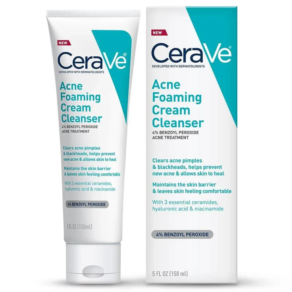 CeraVe- Acne Foaming Cream Cleanser 150ml - The Beauty League Pakistan