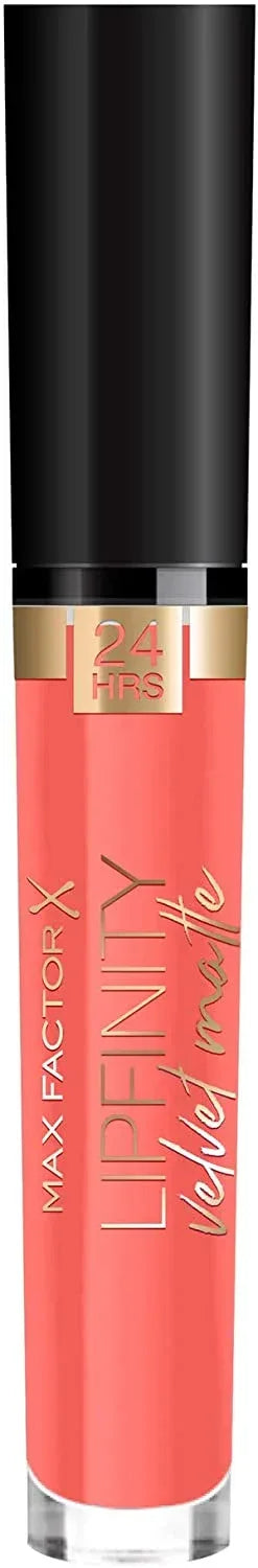 Max Factor Lipfinity Velvet Matte 24Hr Lipstick - 0155 Orange Glow - The Beauty League Pakistan