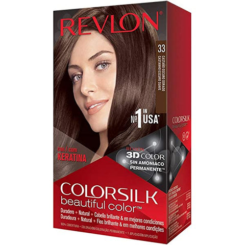 REVLON ColorSilk Beautiful Color 33 Dark Soft Brown