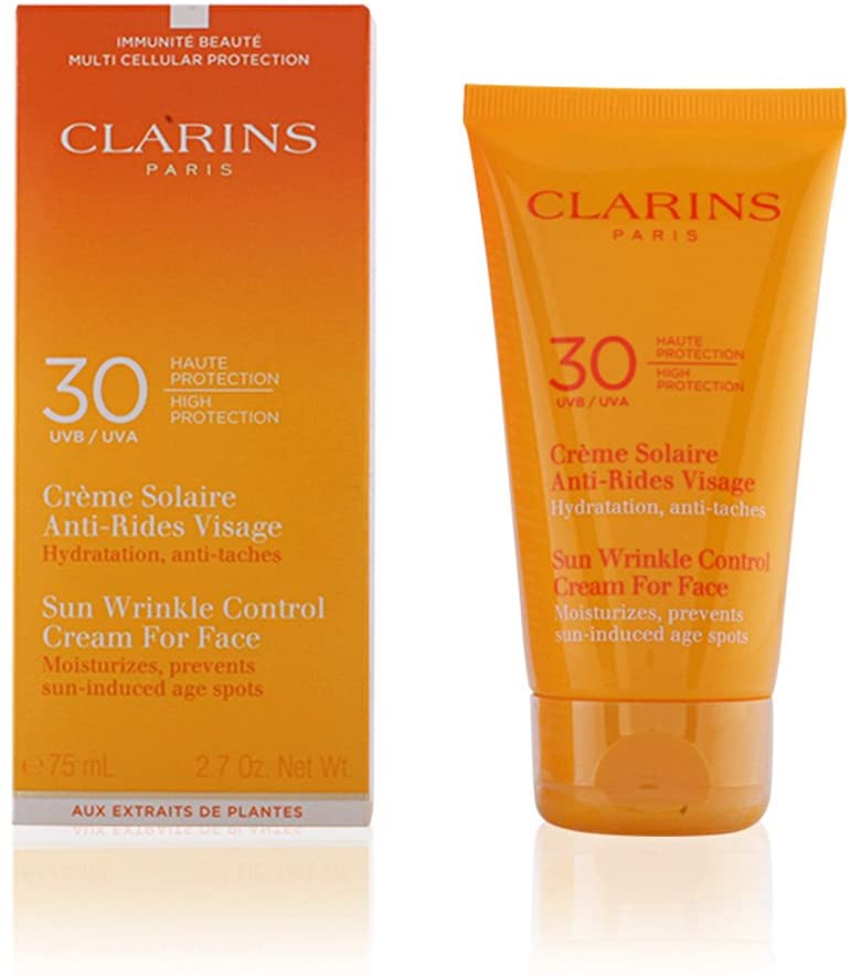 Clarins Sun Wrinkle Control Cream For Face High Protection UVB/UVA 30, 75 ml