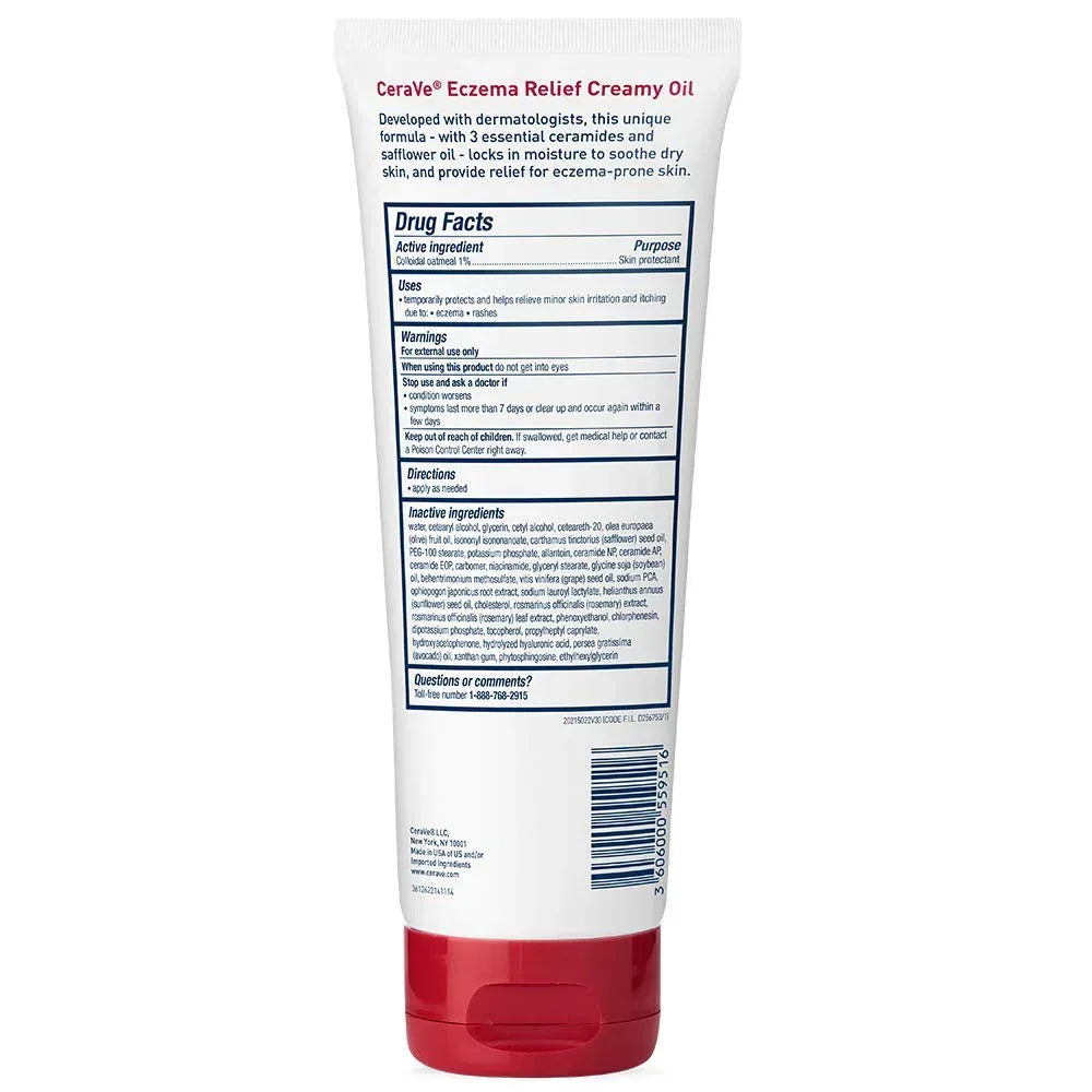 Cerave- Eczema Relief Creamy Oil 100ml (USA) - The Beauty League Pakistan