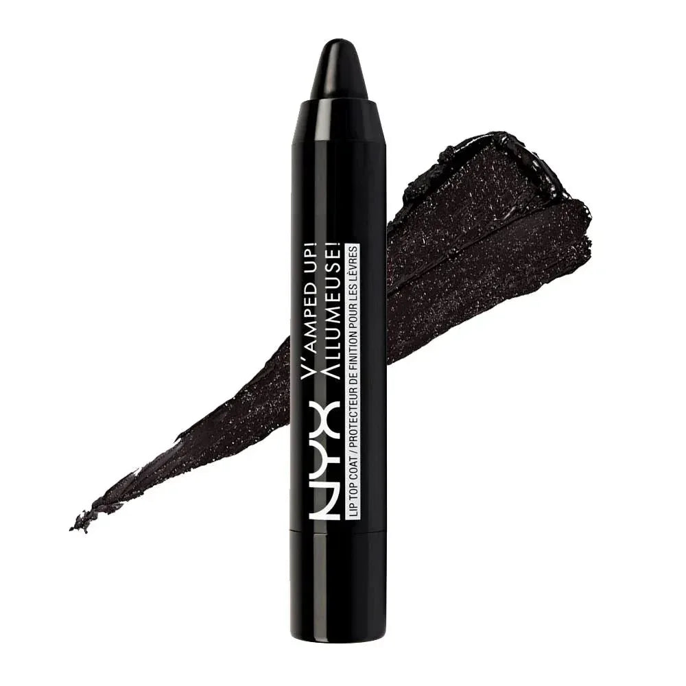 NYX- V'amped Up! Lip Top Coat Black - The Beauty League Pakistan