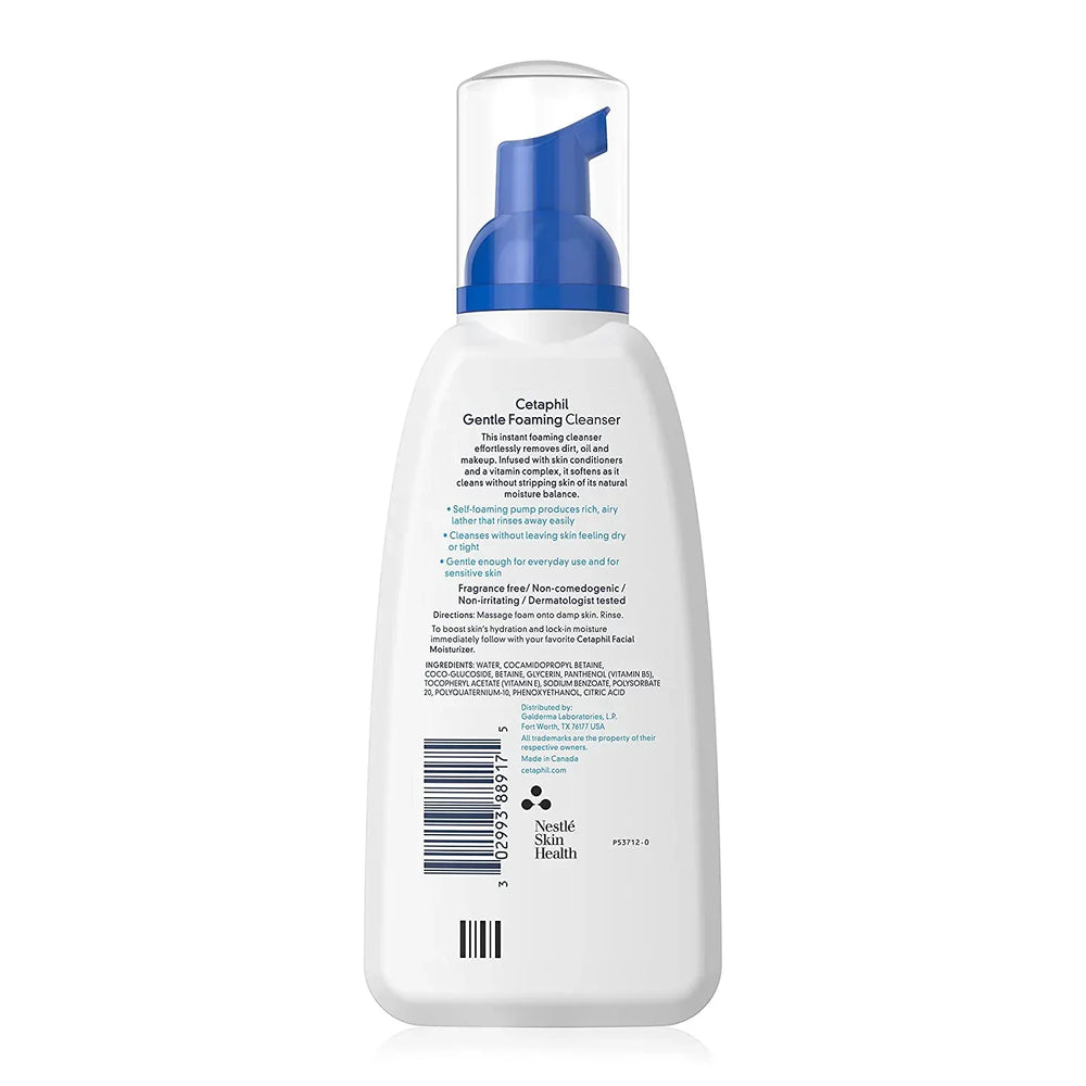 Cetaphil Gentle Skin Foaming Cleanser - 236ml - The Beauty League Pakistan