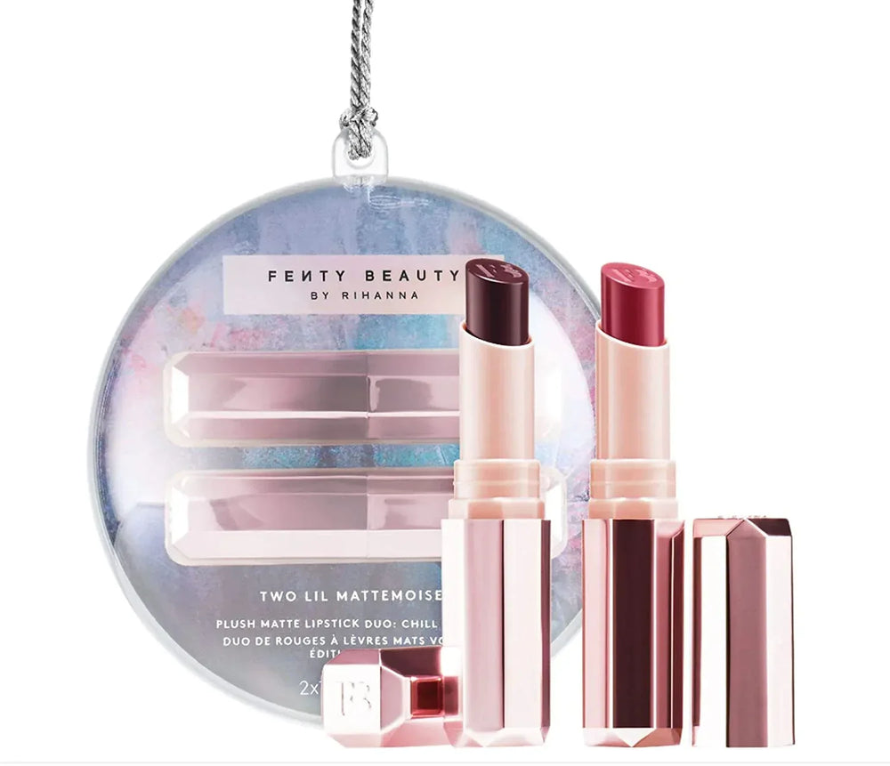 FENTY BEAUTY- TWO LIL MATTEMOISELLES Plush Matte Lipstick Duo: Chill Owt Edition SPANKED AND GRISELDA - The Beauty League Pakistan