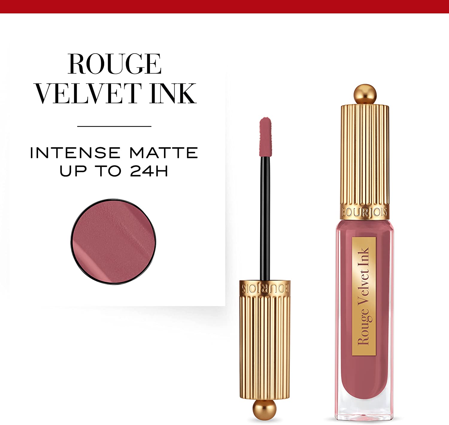 Bourjois - Rouge Velvet Ink Lipstick - 24 Cup Of Rose