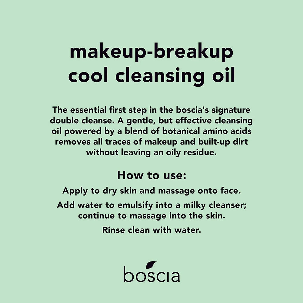 Boscia- MakeUp-BreakUp Cool Cleansing Oil - The Beauty League Pakistan