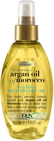 OGX- Renewing+ Argan Oil Of Morocco, Weightless Reviving Dry Oil, Spray, 118ml