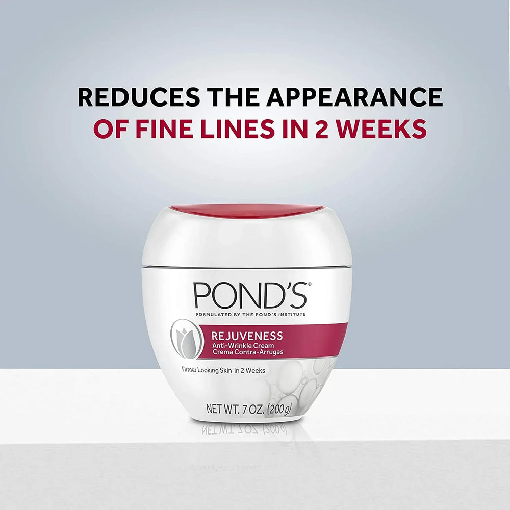 Pond's- Rejuveness Anti-Wrinkle Cream Anti-Aging Face Moisturizer With Alpha Hydroxy Acid and Collagen 14.1 oz - The Beauty League Pakistan