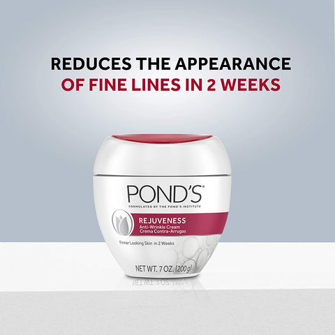 Pond's- Rejuveness Anti-Wrinkle Cream Anti-Aging Face Moisturizer With Alpha Hydroxy Acid and Collagen 14.1 oz