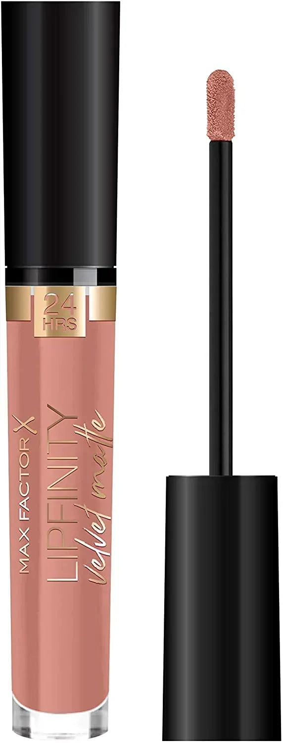 Max Factor Lipfinity Velvet Matte 24Hr Lipstick - 040 Luxe Nude - The Beauty League Pakistan