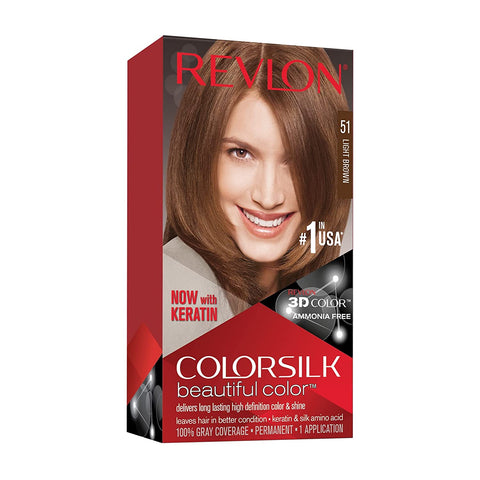 REVLON ColorSilk Beautiful Color 51 Light Brown