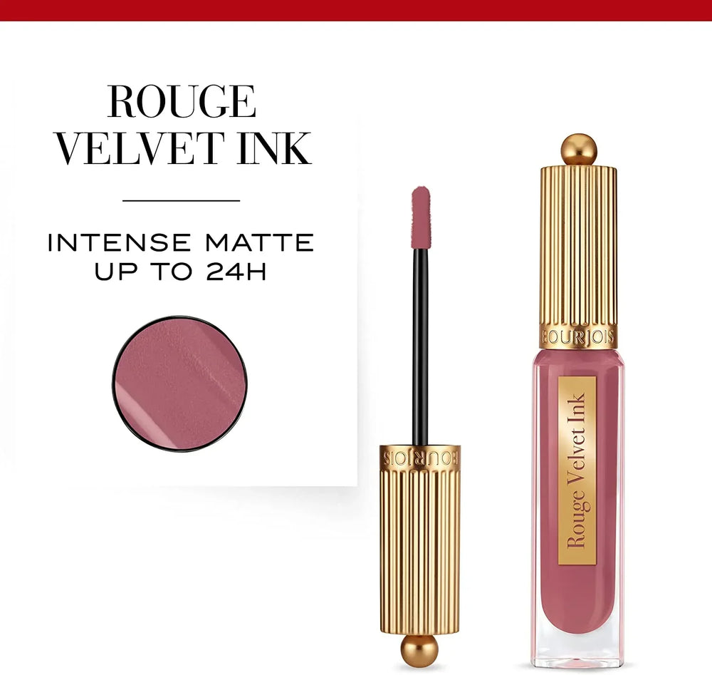 Bourjois - Rouge Velvet Ink Lipstick - 22 Mauve O'Clock - The Beauty League Pakistan