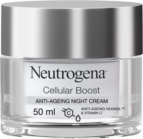 Neutrogena- Face Cream, Cellular Boost, Anti-Ageing Night Cream, 50ml