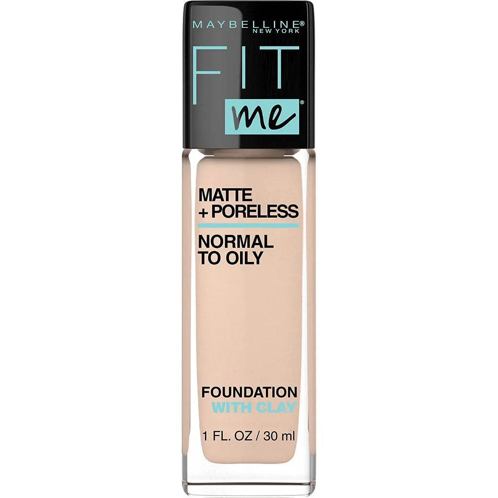 Maybelline- Fit Me Matte + Poreless Liquid Foundation Classic Ivory (120) USA - The Beauty League Pakistan