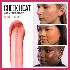 Maybelline- Cheek Heat 30 Coral Ember