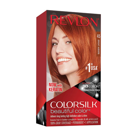 REVLON ColorSilk Beautiful Color 45 Bright Auburn