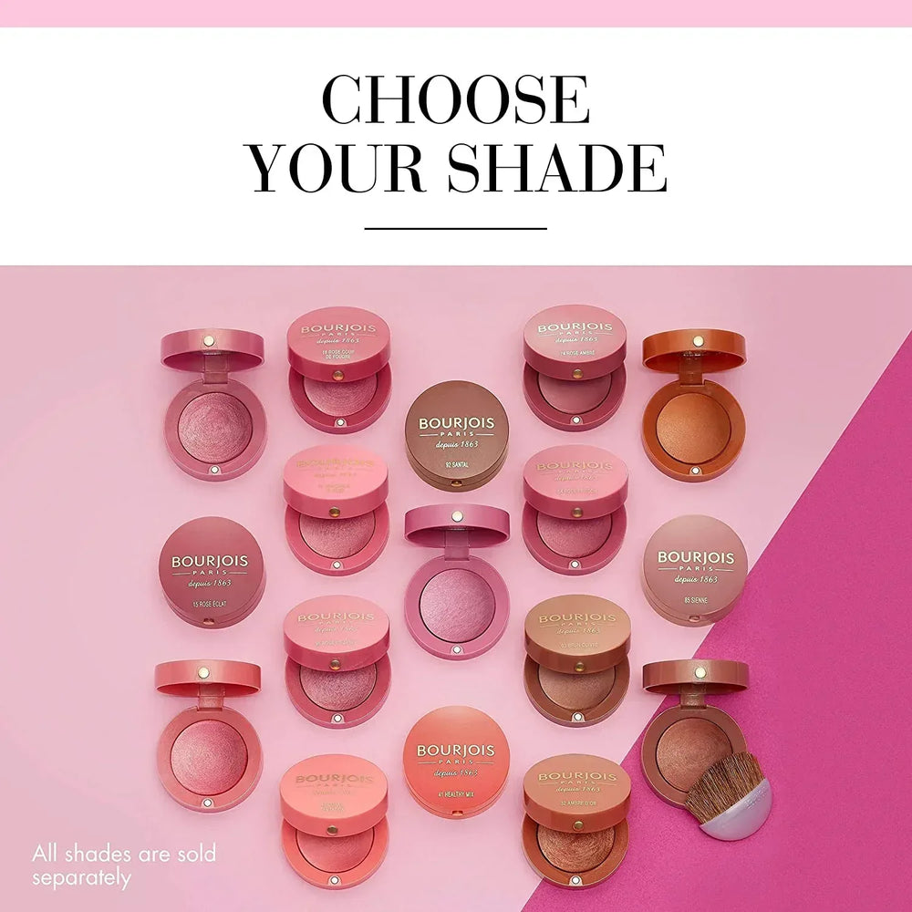 Bourjois Little Round Pot Blusher 74 Rose Ambre - The Beauty League Pakistan