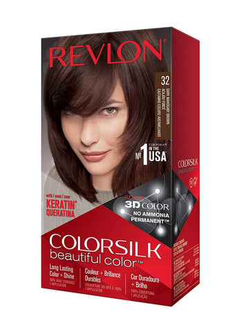 REVLON ColorSilk Beautiful Color 32 Dark Mahogany Brown
