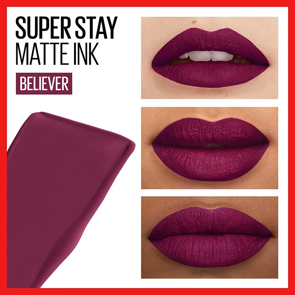 Maybelline Superstay Matte Ink Liquid Lipstick- 40 Believer - The Beauty League Pakistan
