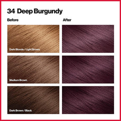 REVLON ColorSilk Beautiful Color 34 Deep Burgundy