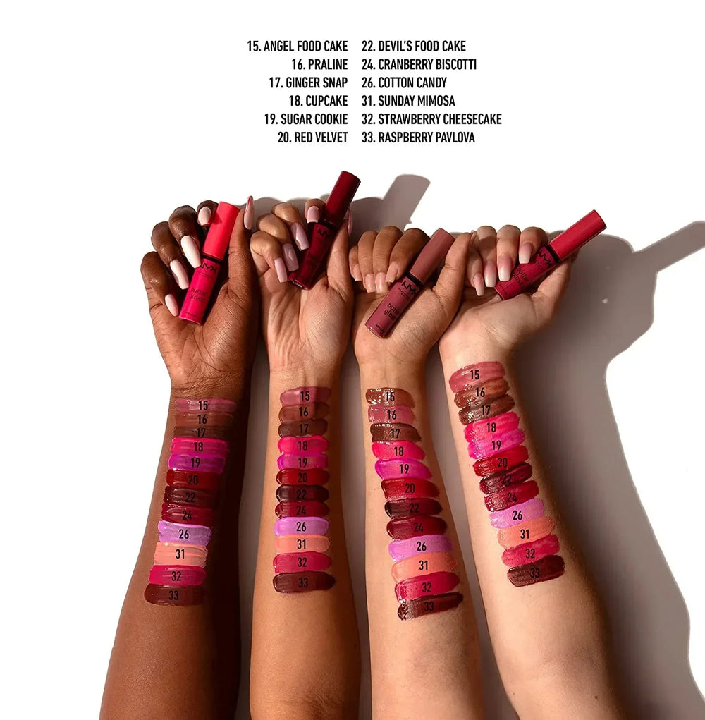 NYX-Butter Gloss-Angel Food Cake, True Mauve - The Beauty League Pakistan