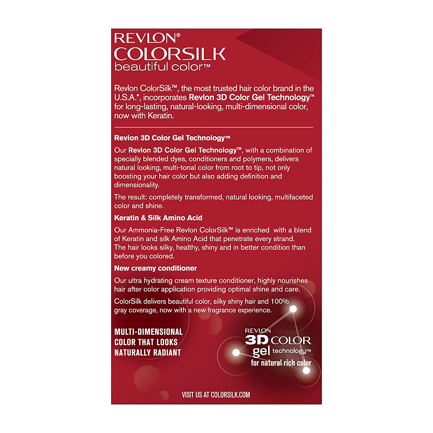REVLON ColorSilk Beautiful Color 34 Deep Burgundy