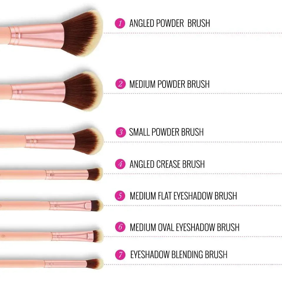 BH Cosmetics-Petite Chic - 6 Piece Mini Brush Set - The Beauty League Pakistan