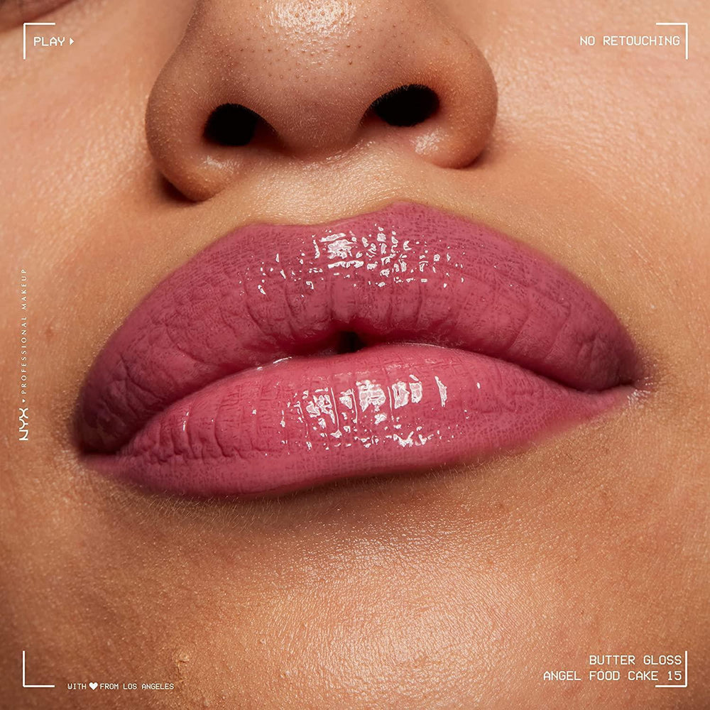 NYX-Butter Gloss-Angel Food Cake, True Mauve - The Beauty League Pakistan