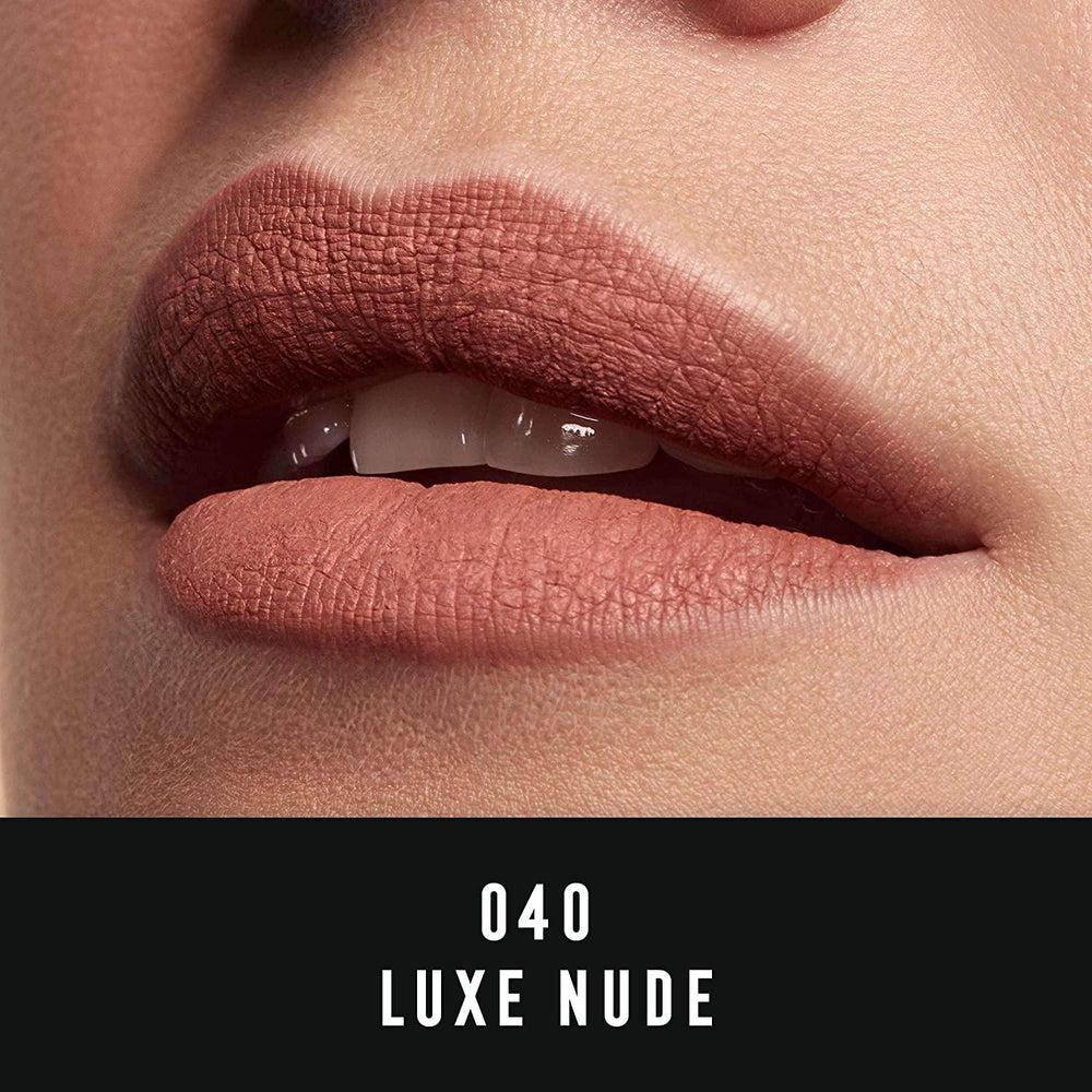 Max Factor Lipfinity Velvet Matte 24Hr Lipstick - 040 Luxe Nude - The Beauty League Pakistan