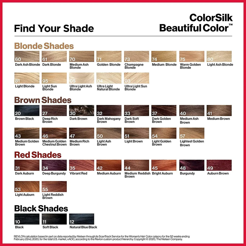 REVLON ColorSilk Beautiful Color 45 Bright Auburn - The Beauty League Pakistan