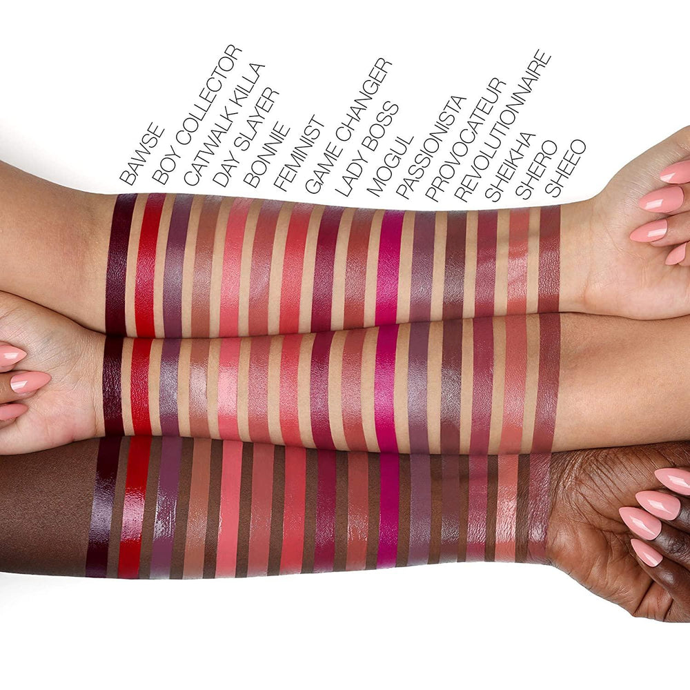 Huda Beauty Demi Matte Cream Lipstick - Game Changer - The Beauty League Pakistan