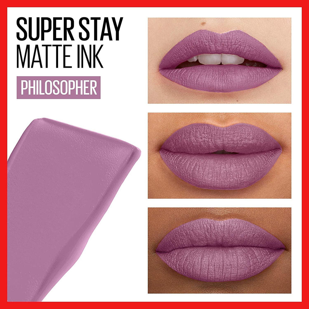 Maybelline Superstay Matte Ink Liquid Lipstick- 100 Philosopher - The Beauty League Pakistan