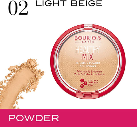 Bourjois-Healthy Mix Powder Anti-Fatigue- Light Beige 02