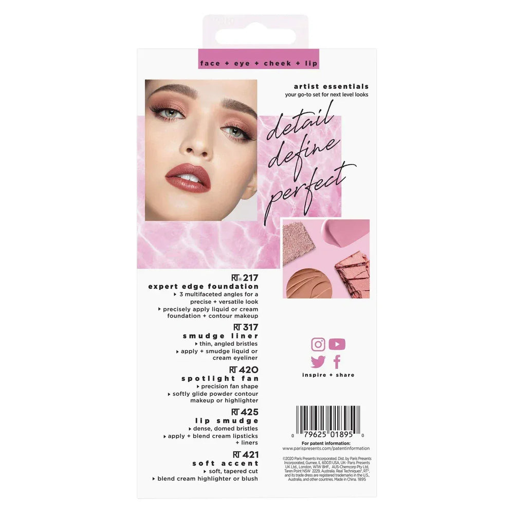 Real Techniques-Artist Essentials Brush Set - The Beauty League Pakistan